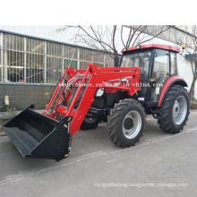 Philippines Hot Selling Tz10d Quick Hitch Front End Loader with 4in1 Bucket for 90HP Wheel Farm Tractor